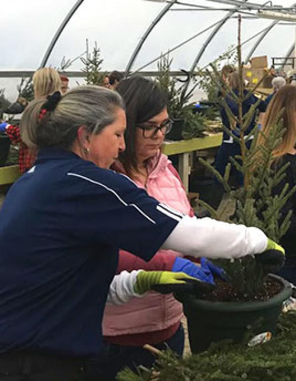 Women at workship